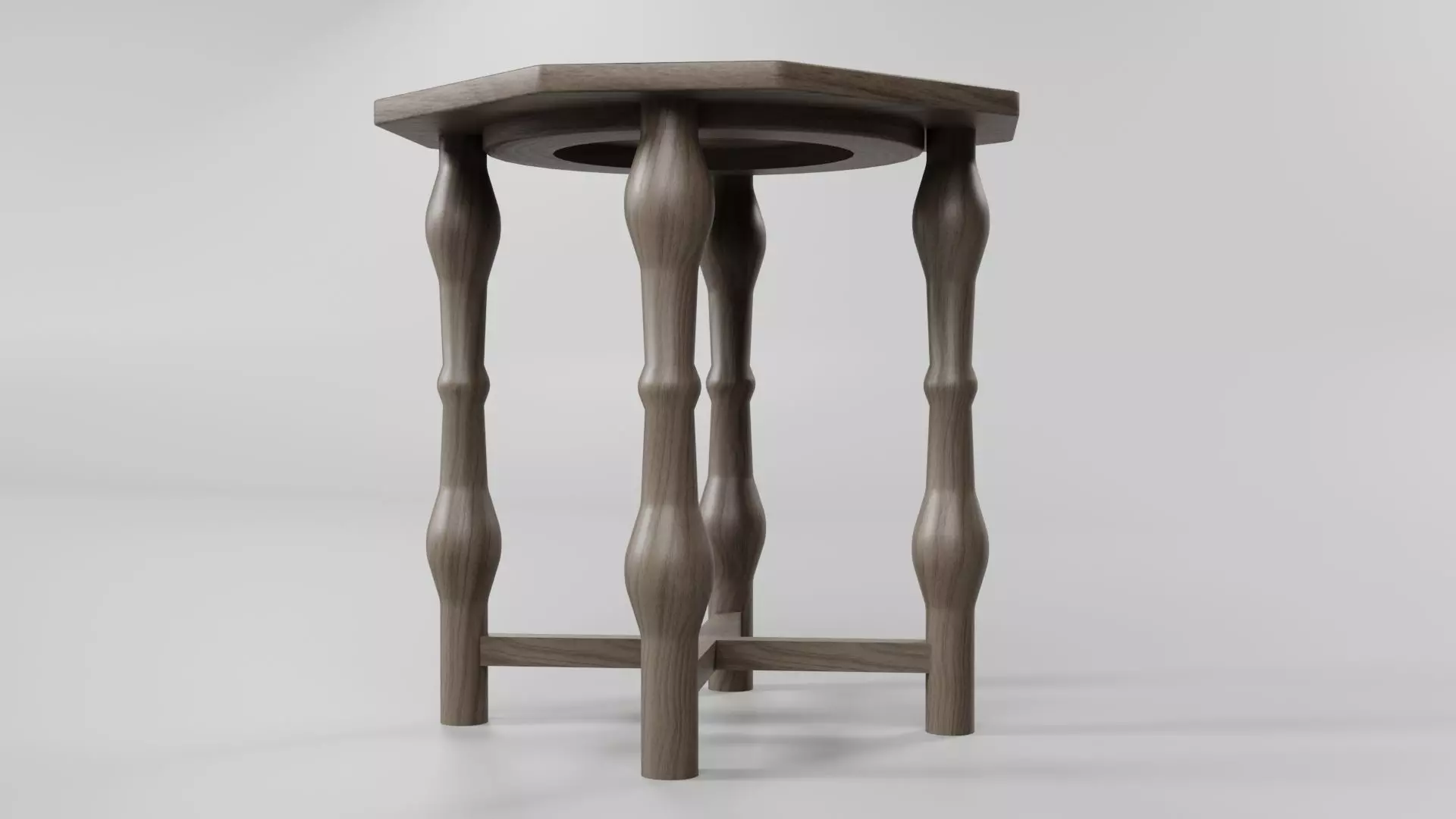 Octagon Table CG70 3D model_4