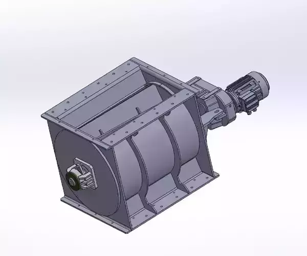 Diameter 630 mm airlock Rotary feeder 3D model