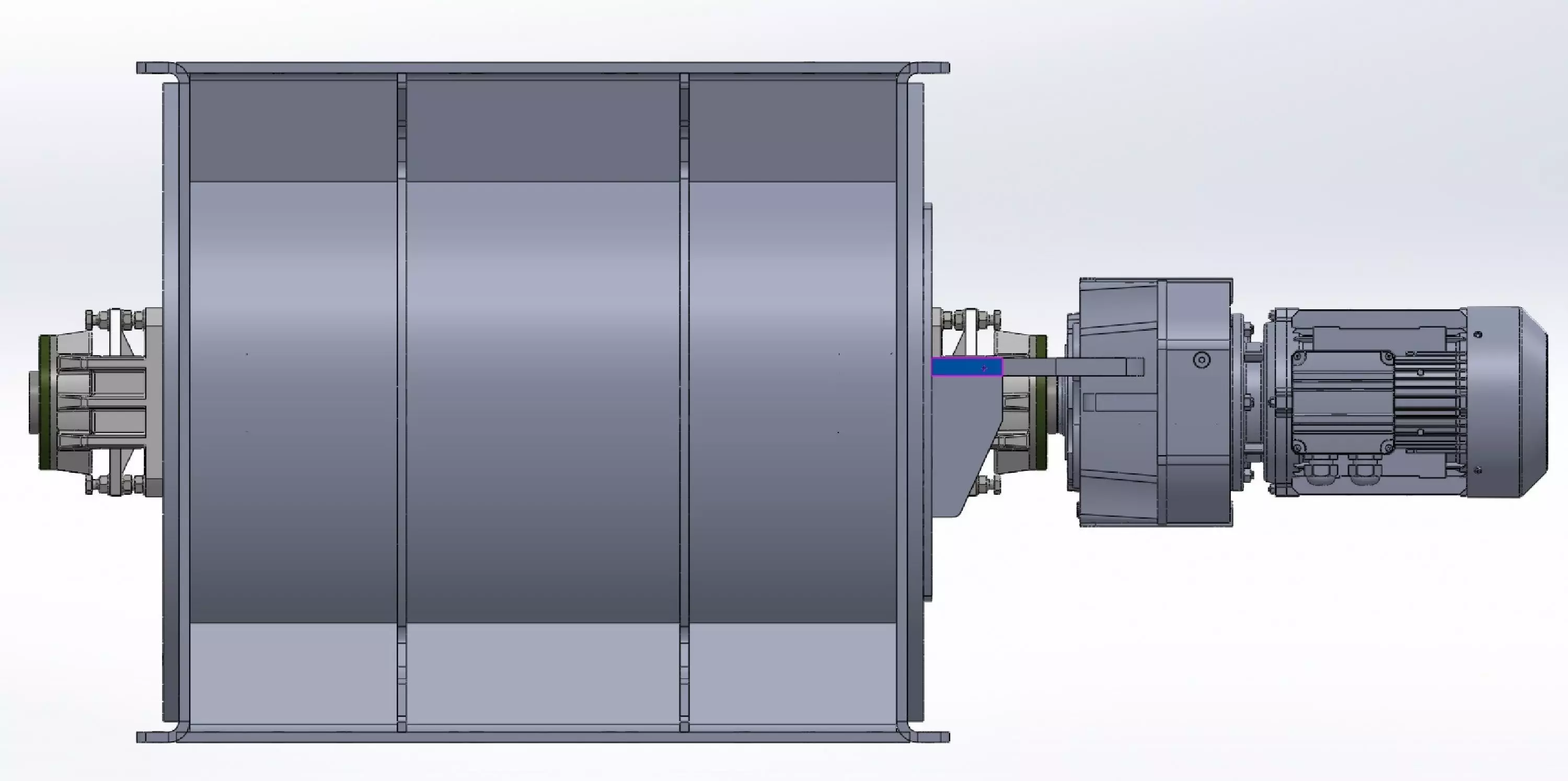 Diameter 630 mm airlock Rotary feeder 3D model_1