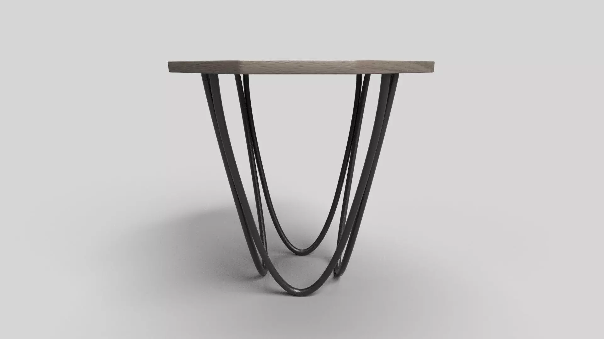 Octagon Table CG72 3D model_1