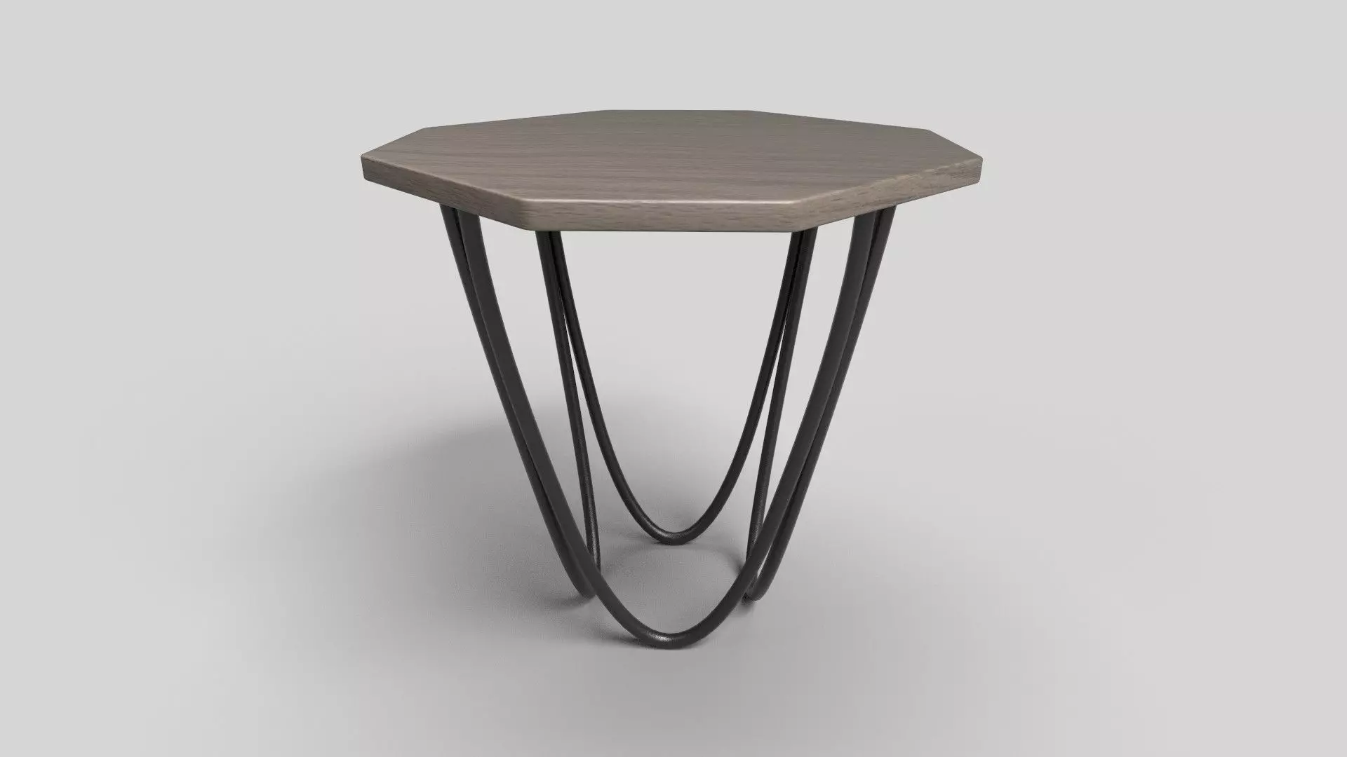Octagon Table CG72 3D model_0