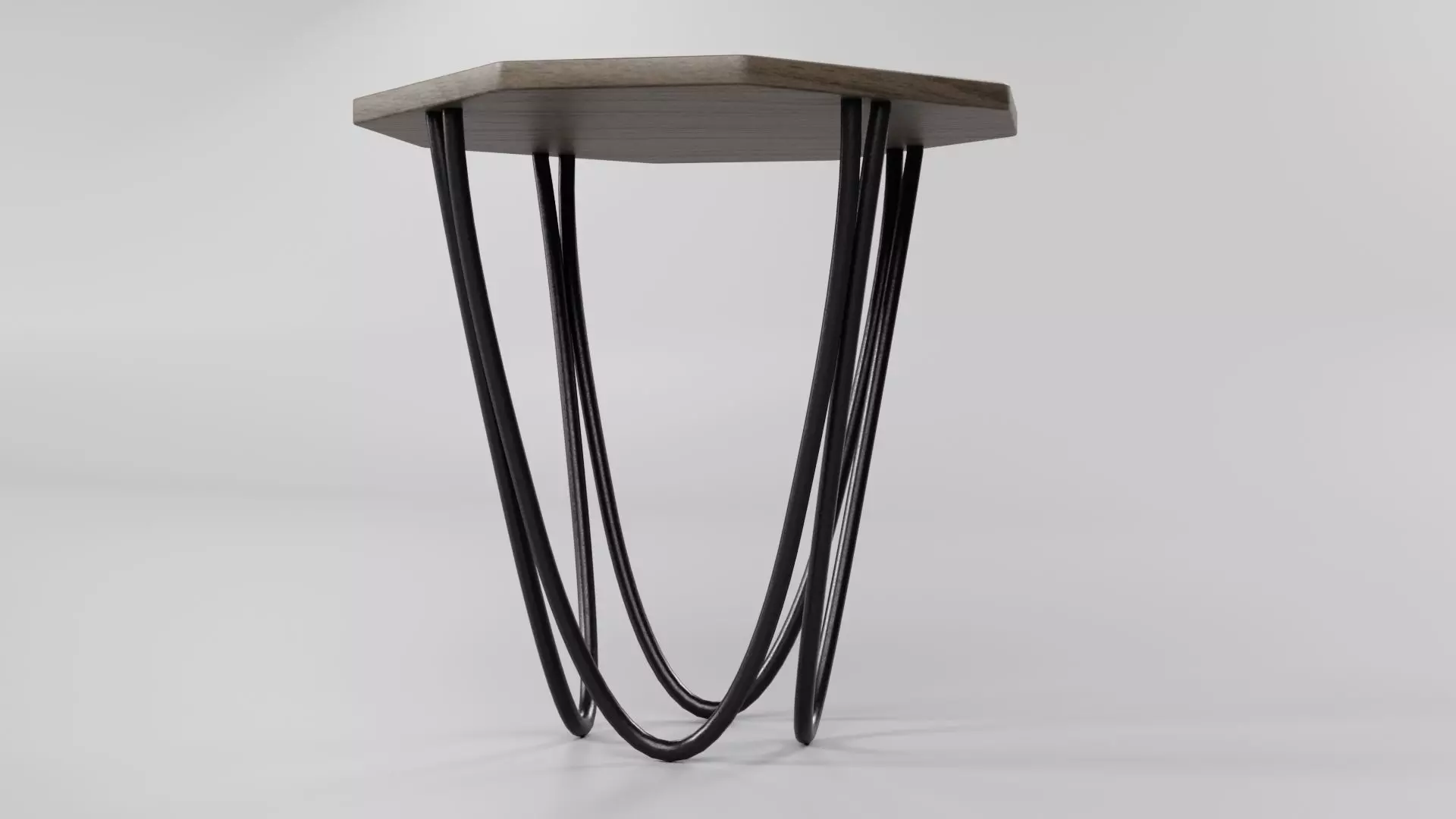 Octagon Table CG72 3D model_4