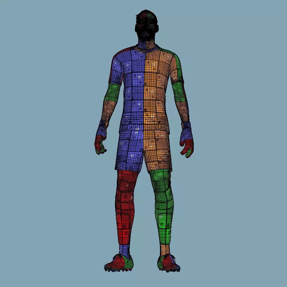 3D Rigged Donnarumma Man City 2025 3D model_7