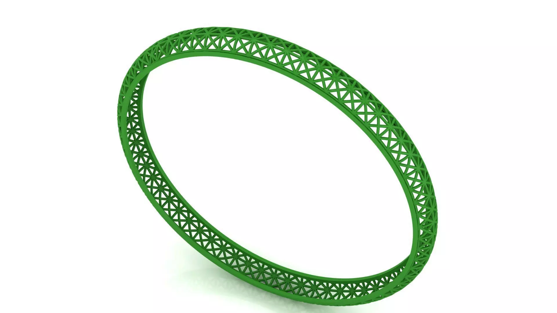 3rd size Best Selling Lightweight Jolly Bangle 3D print model_3