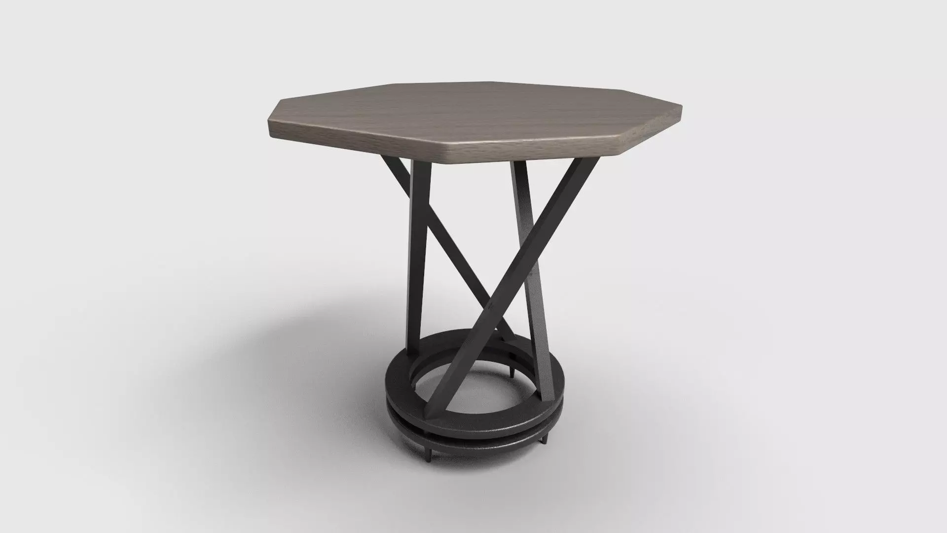 Octagon Table CG73 3D model_0