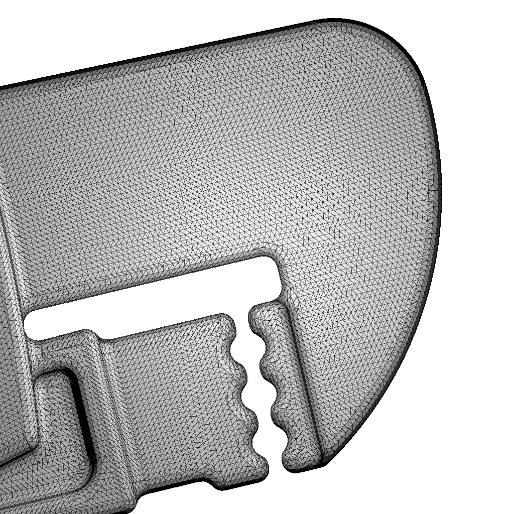 Rusty Iron Pipe Wrench 3D model_4