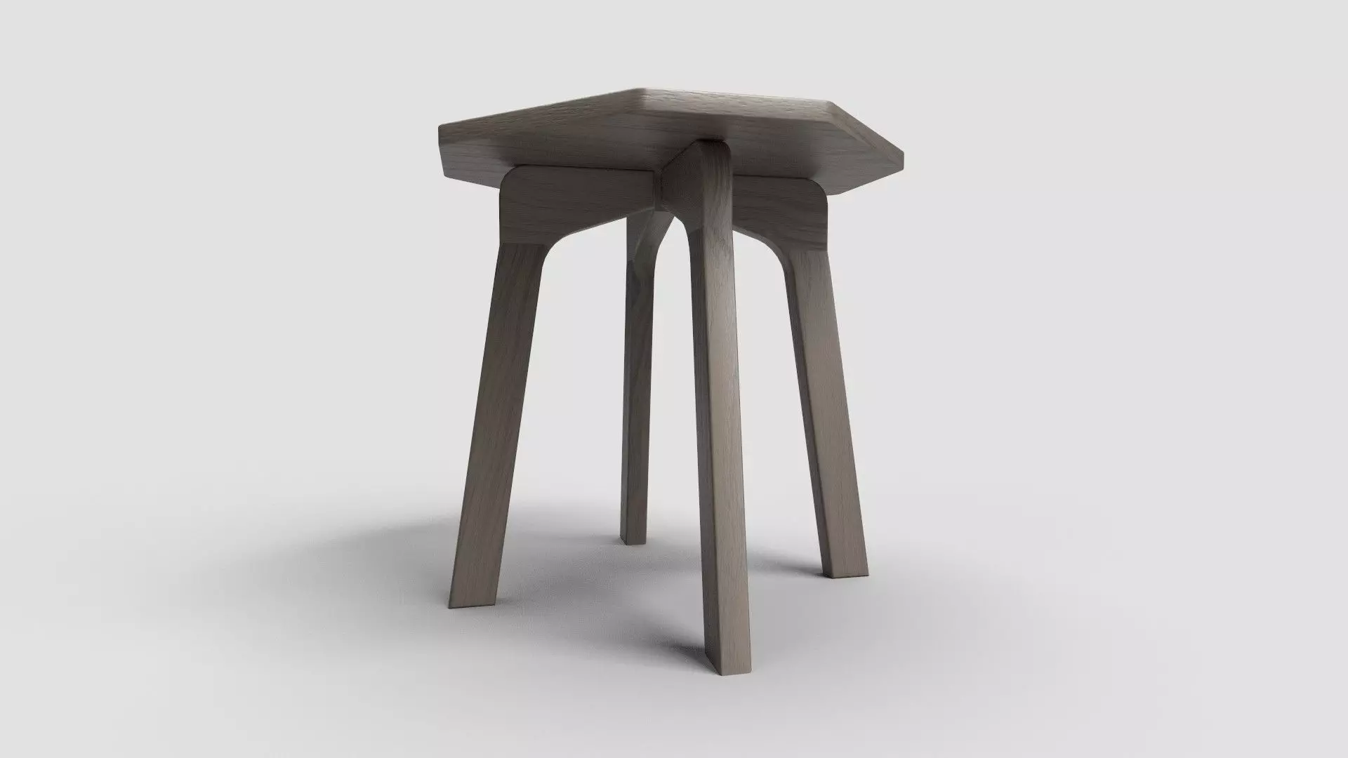 Octagon Table CG75 3D model_2