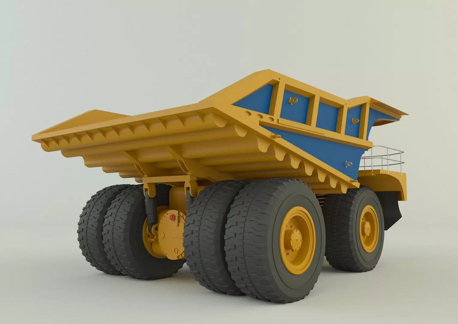 Big Mining Truck 3D model_4