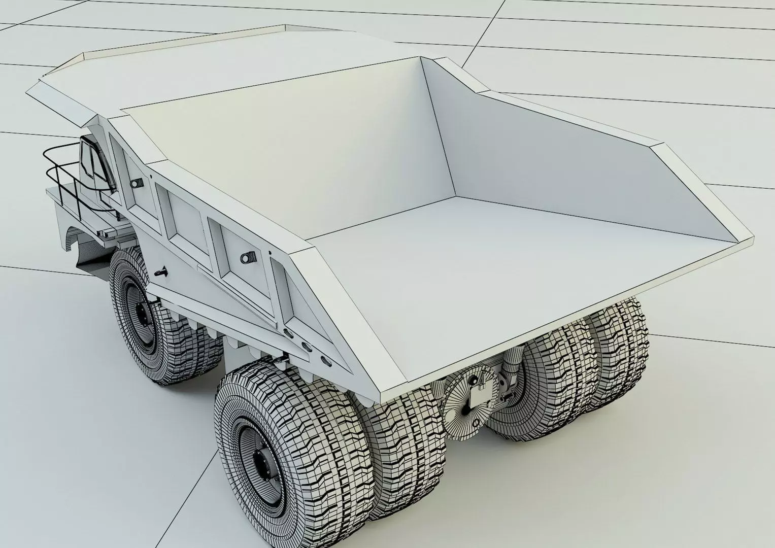 Big Mining Truck 3D model_13