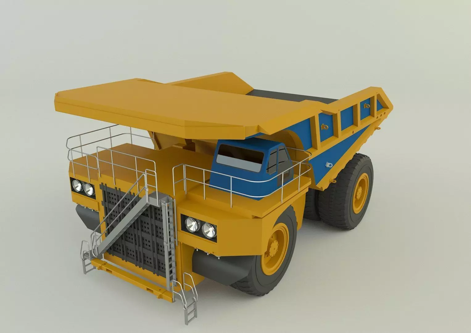Big Mining Truck 3D model_6