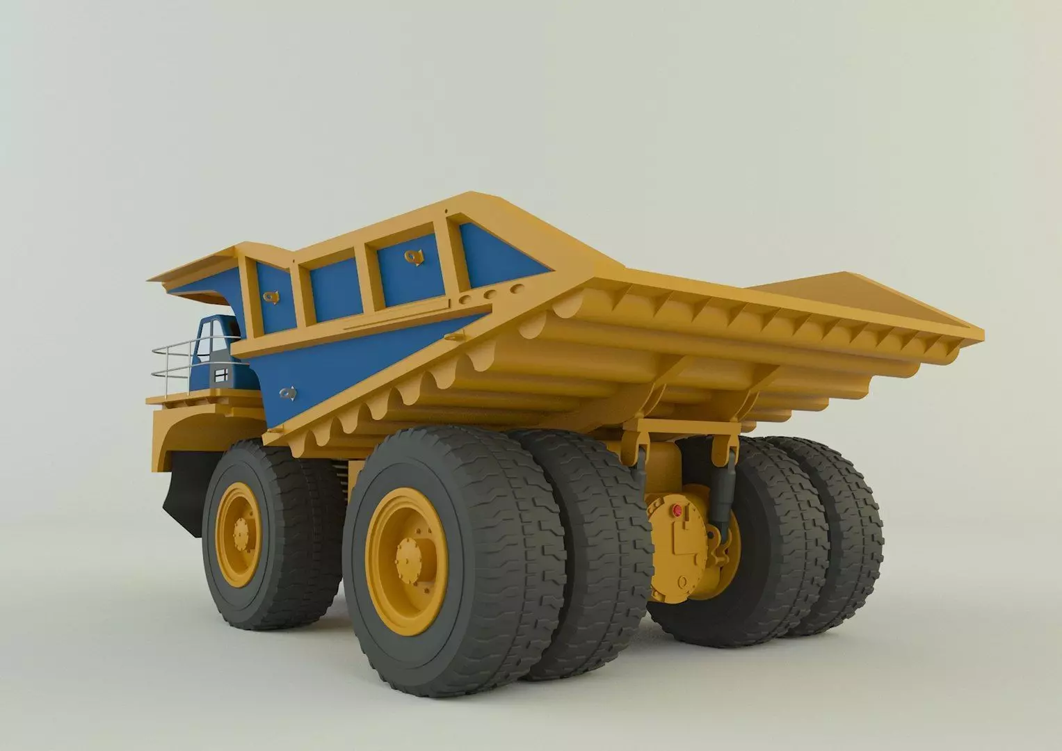 Big Mining Truck 3D model_3