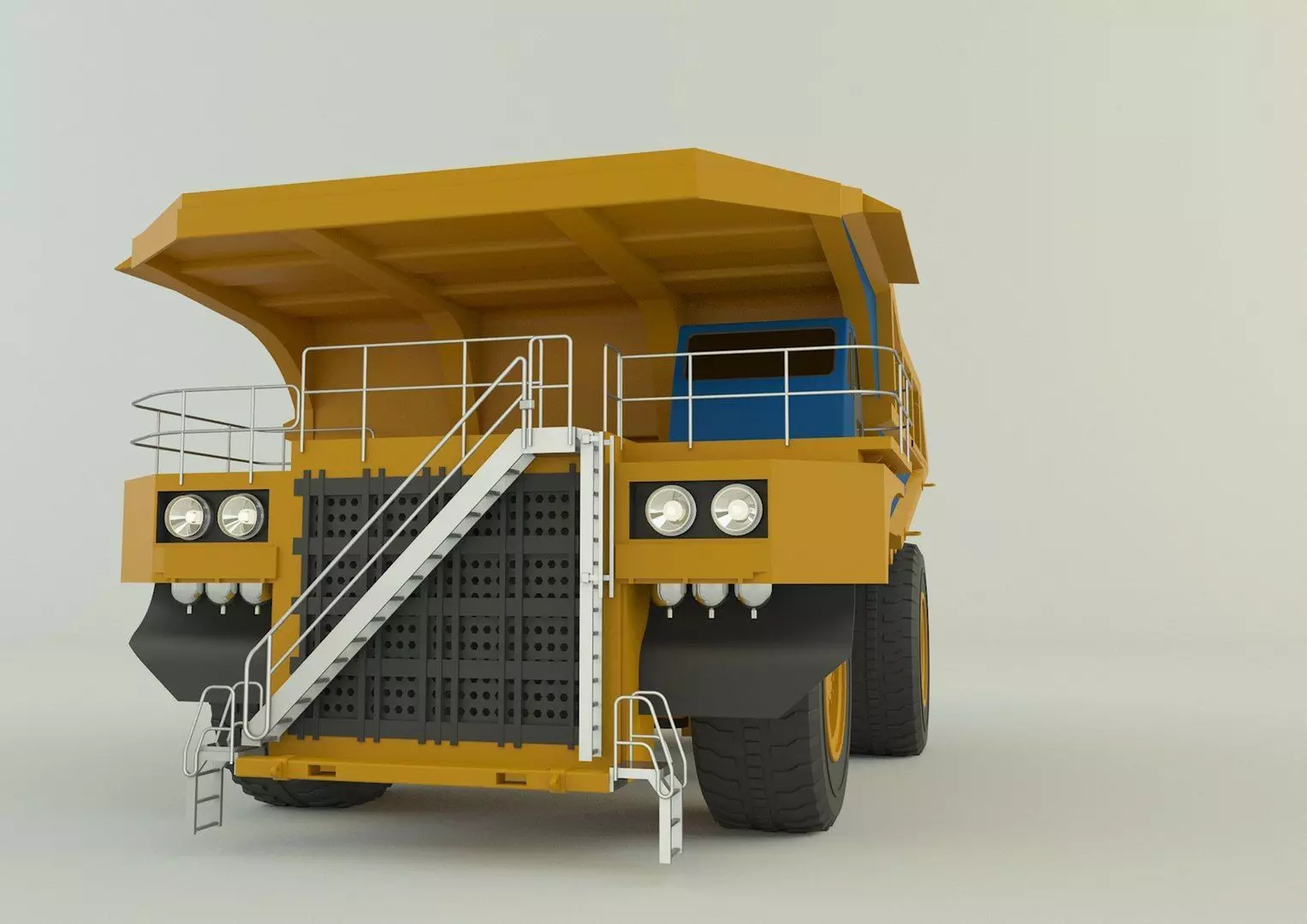 Big Mining Truck 3D model_1