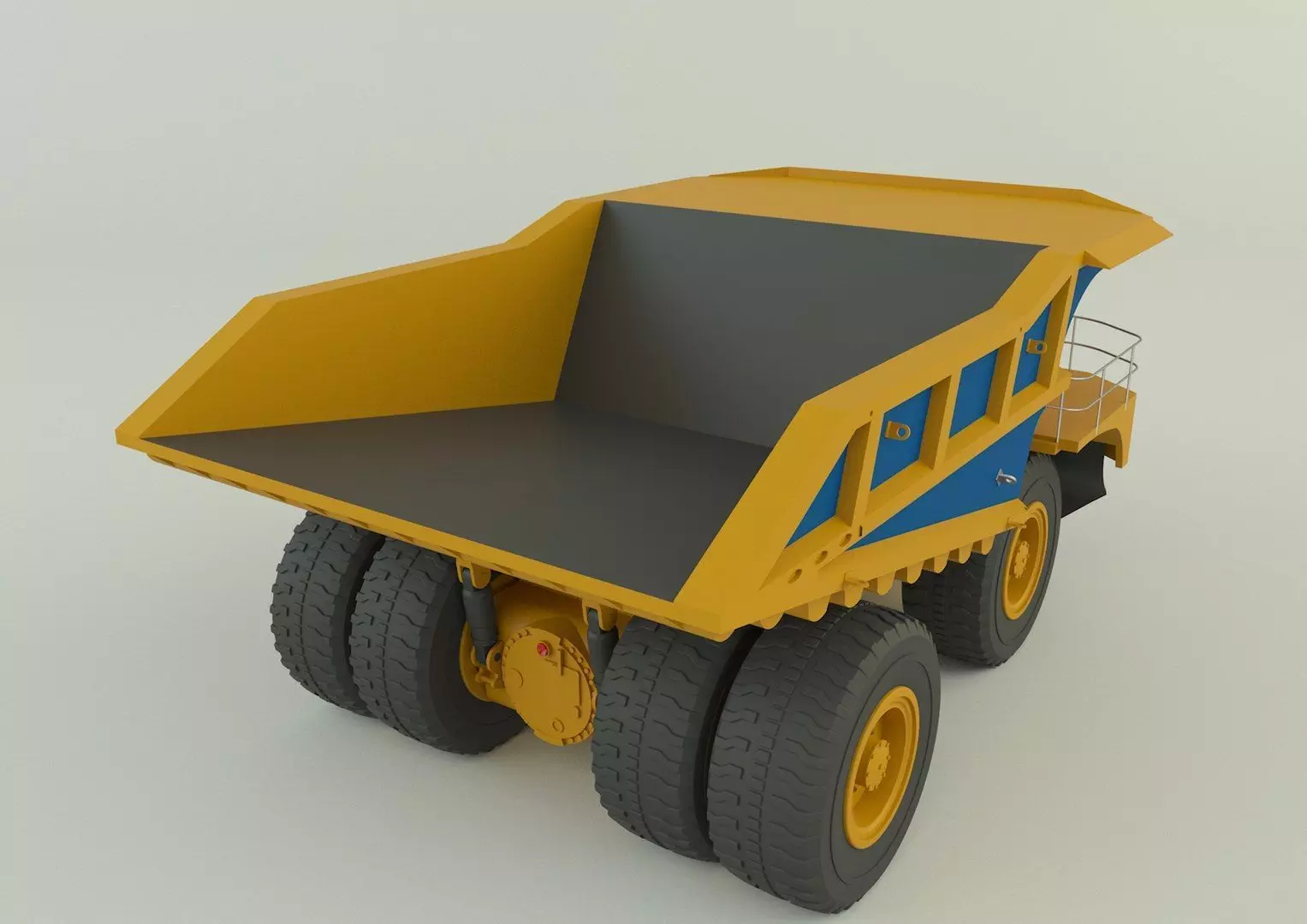 Big Mining Truck 3D model_5