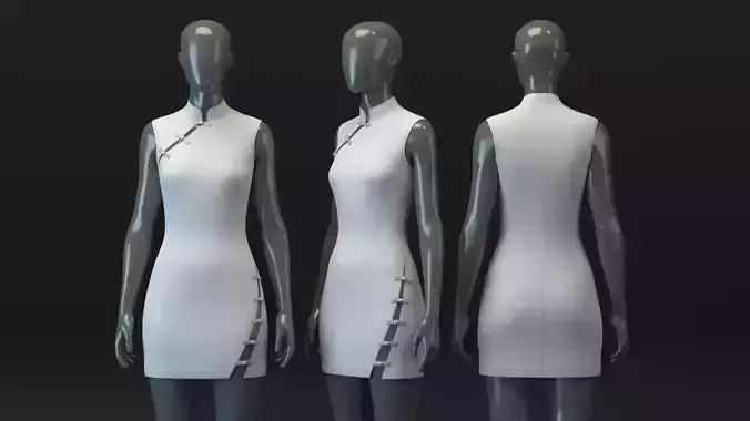 Mini Cheongsam Dress