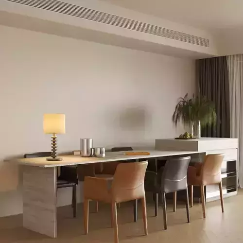 Island table and chairs