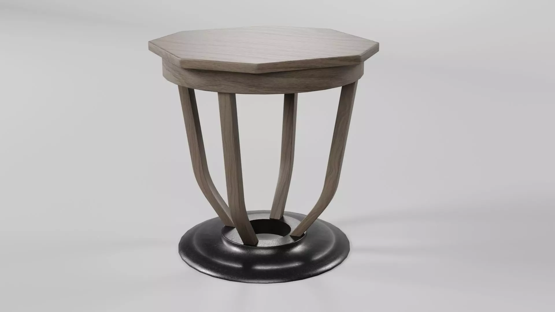 Octagon Table CG80 3D model_3
