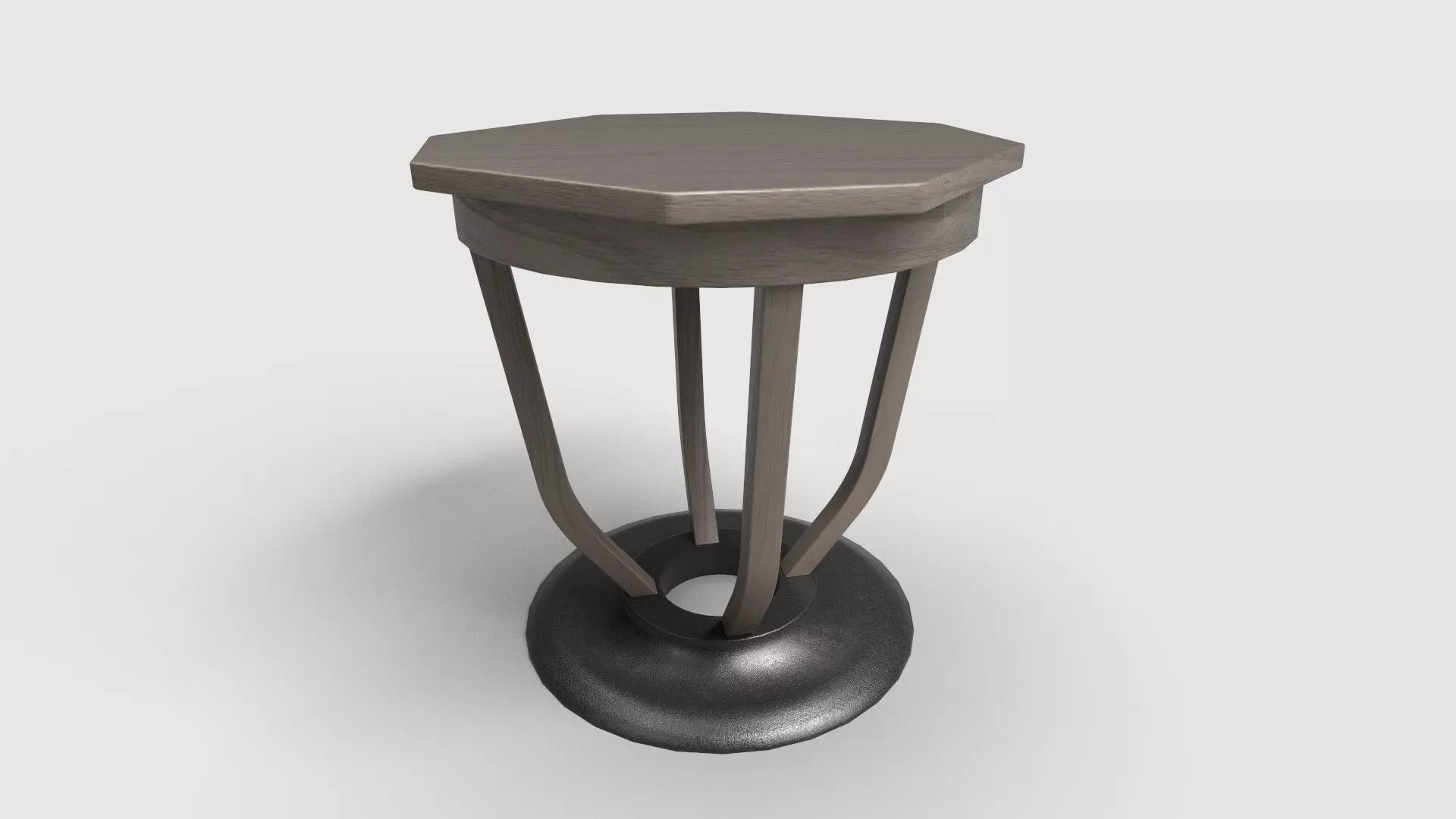 Octagon Table CG80 3D model_0