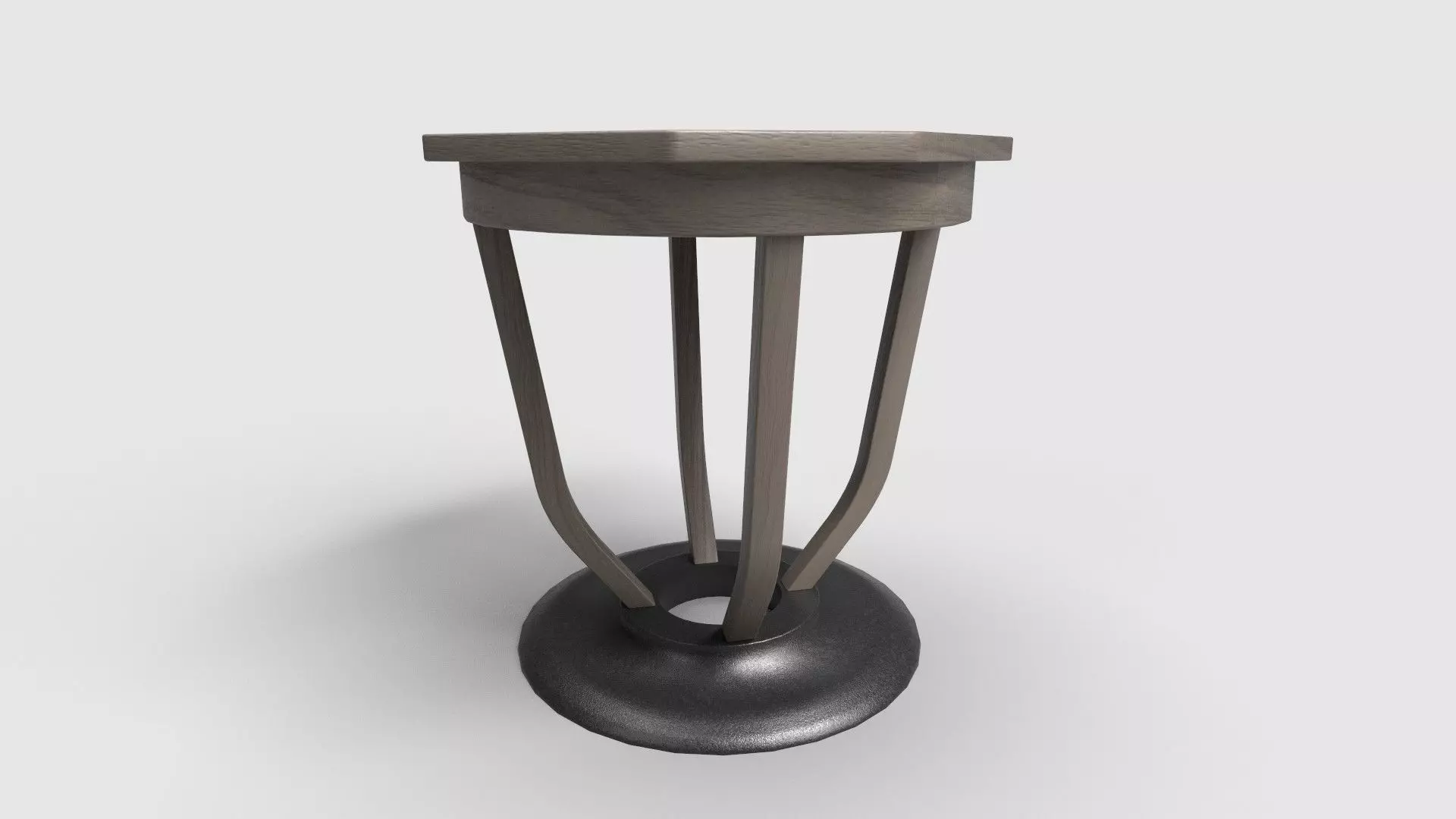 Octagon Table CG80 3D model_1