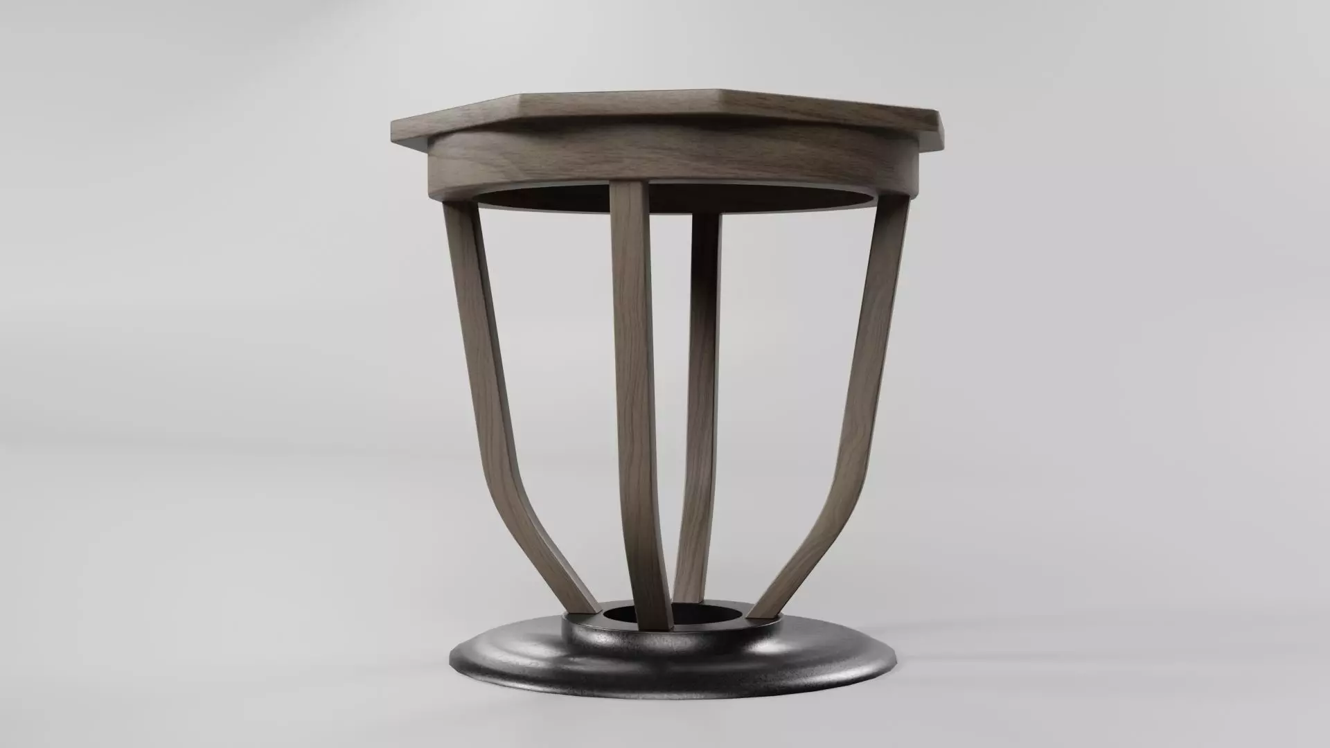 Octagon Table CG80 3D model_4
