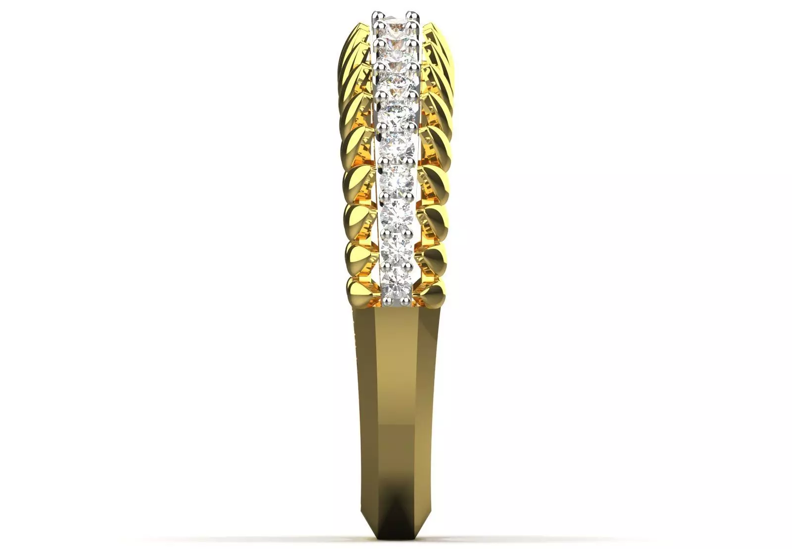 Ring Eternity Ring a Symbol of Shine and Loyalty jr00240 3D print model_3