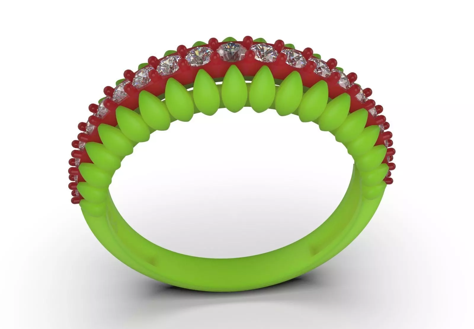 Ring Eternity Ring a Symbol of Shine and Loyalty jr00240 3D print model_15