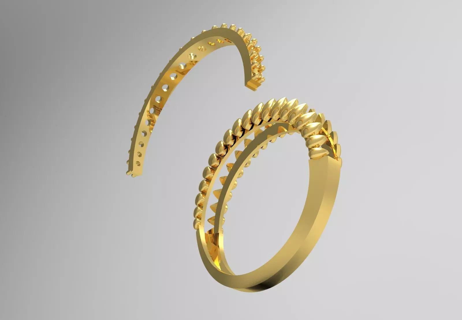 Ring Eternity Ring a Symbol of Shine and Loyalty jr00240 3D print model_18