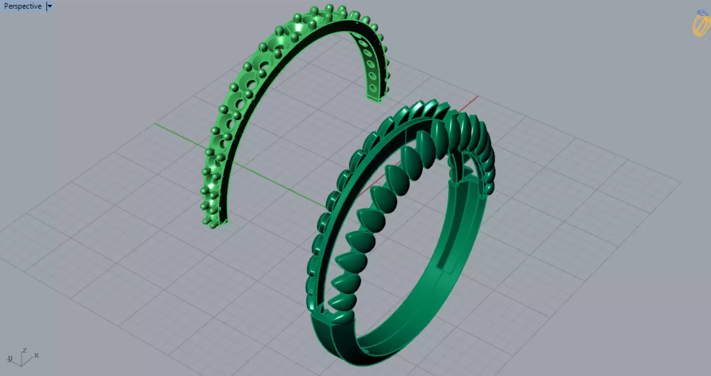 Ring Eternity Ring a Symbol of Shine and Loyalty jr00240 3D print model_6