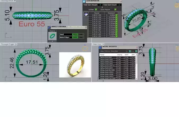 Ring Eternity Ring a Symbol of Shine and Loyalty jr00240