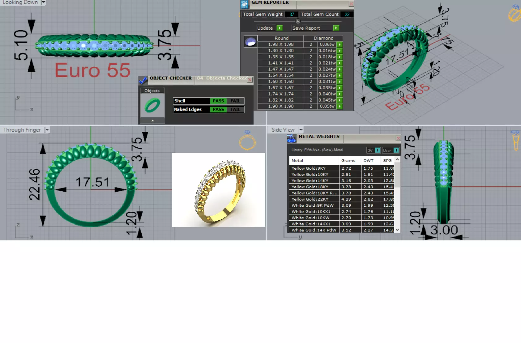 Ring Eternity Ring a Symbol of Shine and Loyalty jr00240 3D print model_0