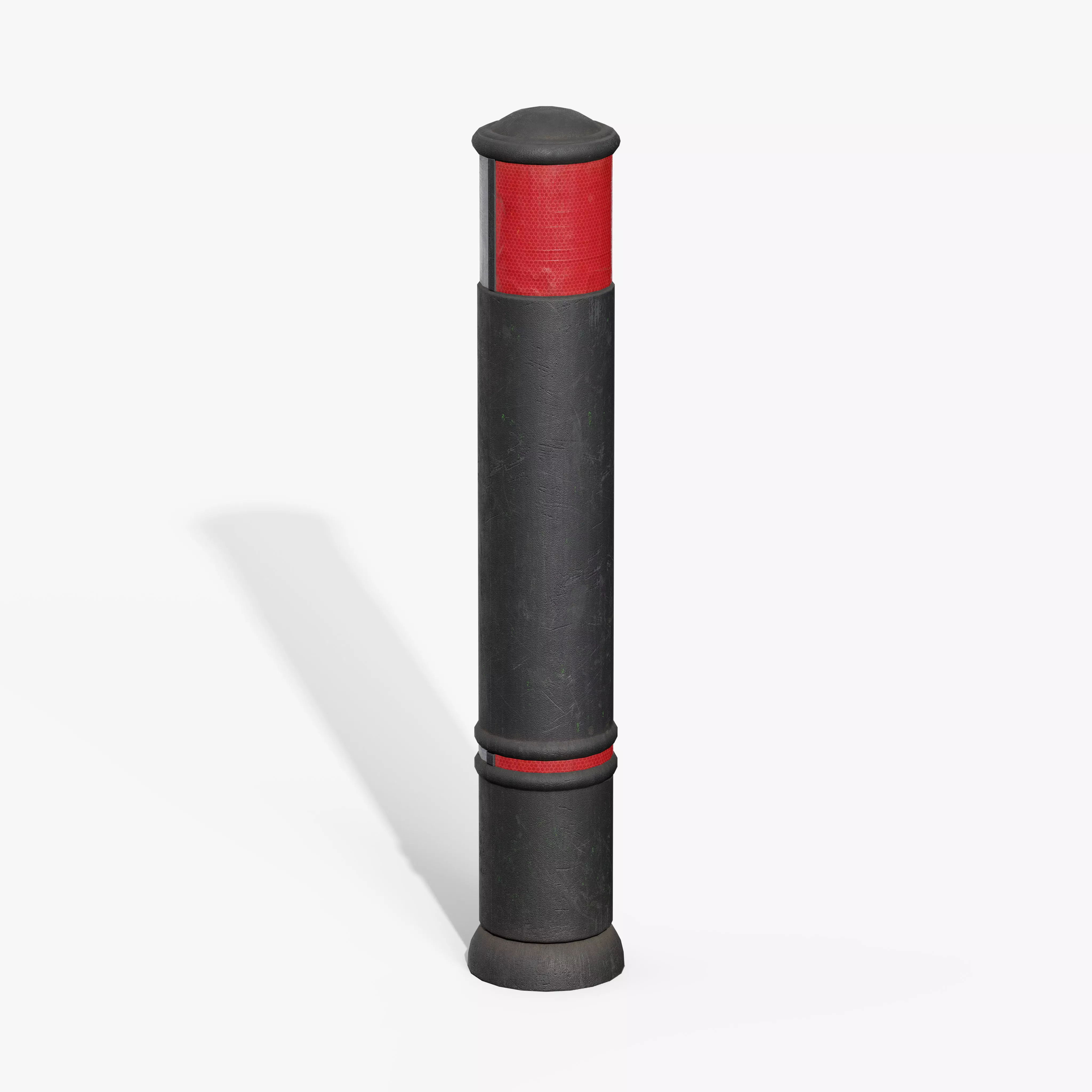 Traffic Bollard A Low-poly 3D model_5