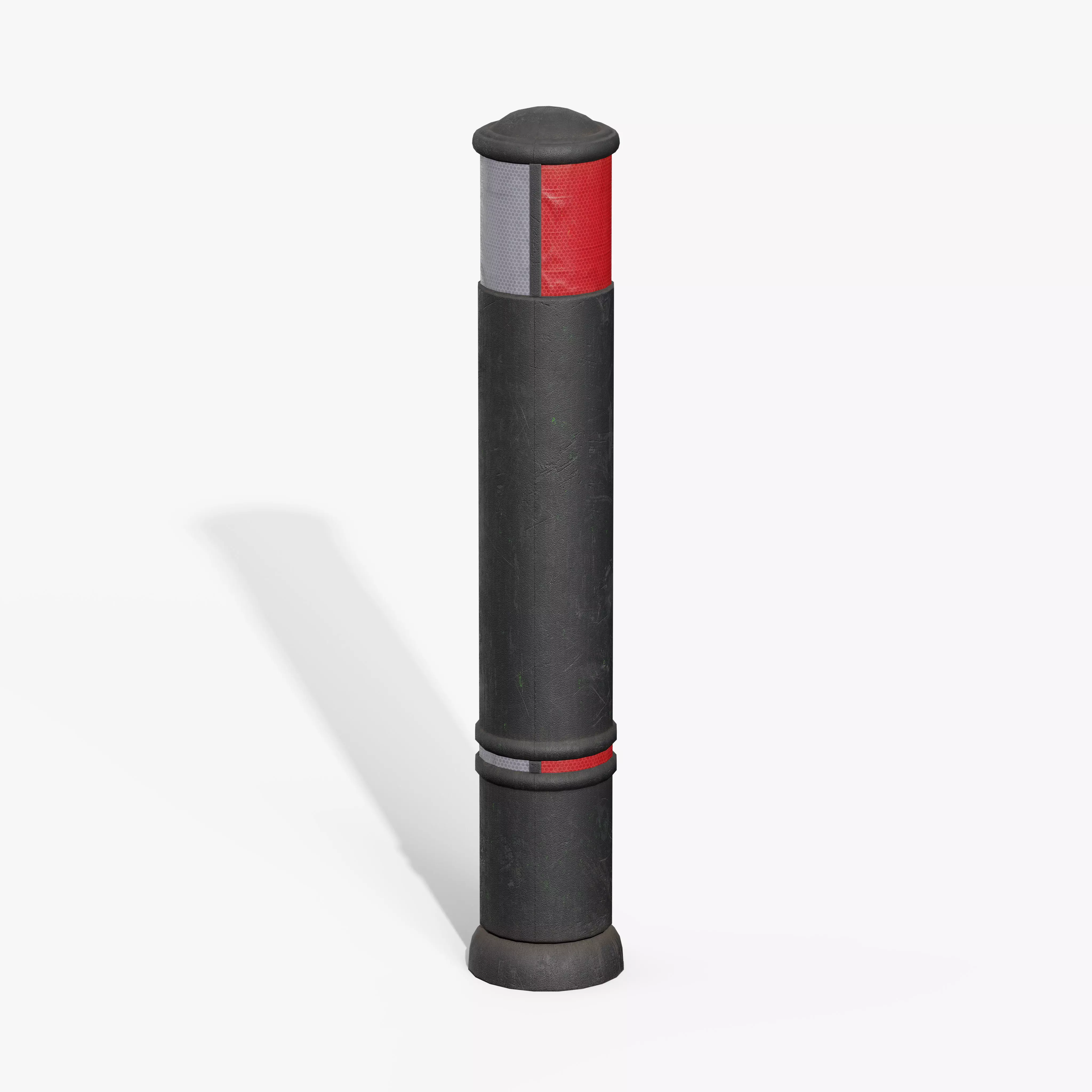Traffic Bollard A Low-poly 3D model_6