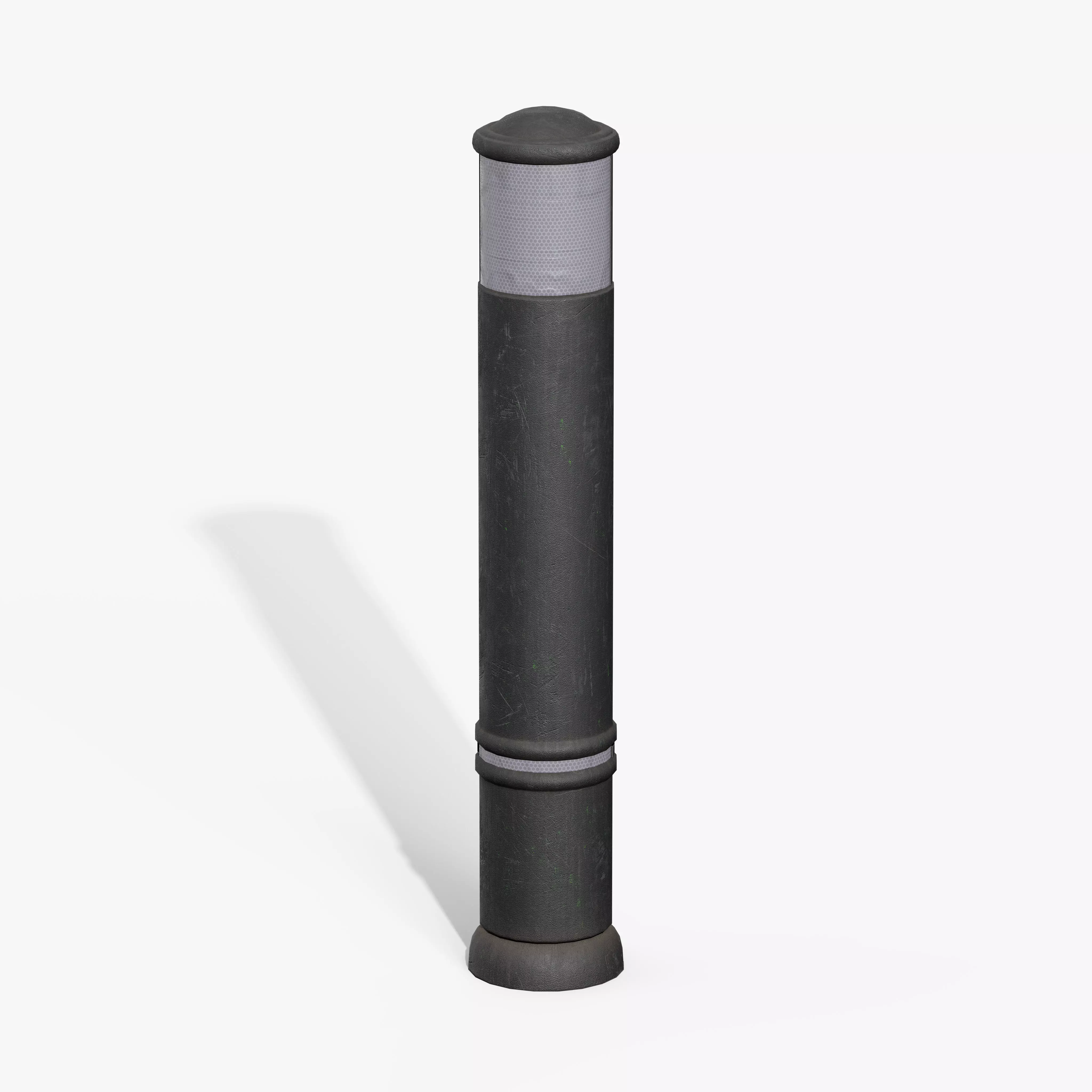 Traffic Bollard A Low-poly 3D model_8