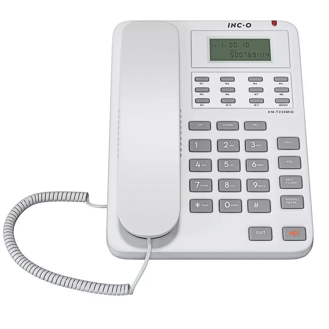Corded Phone 3D model_3