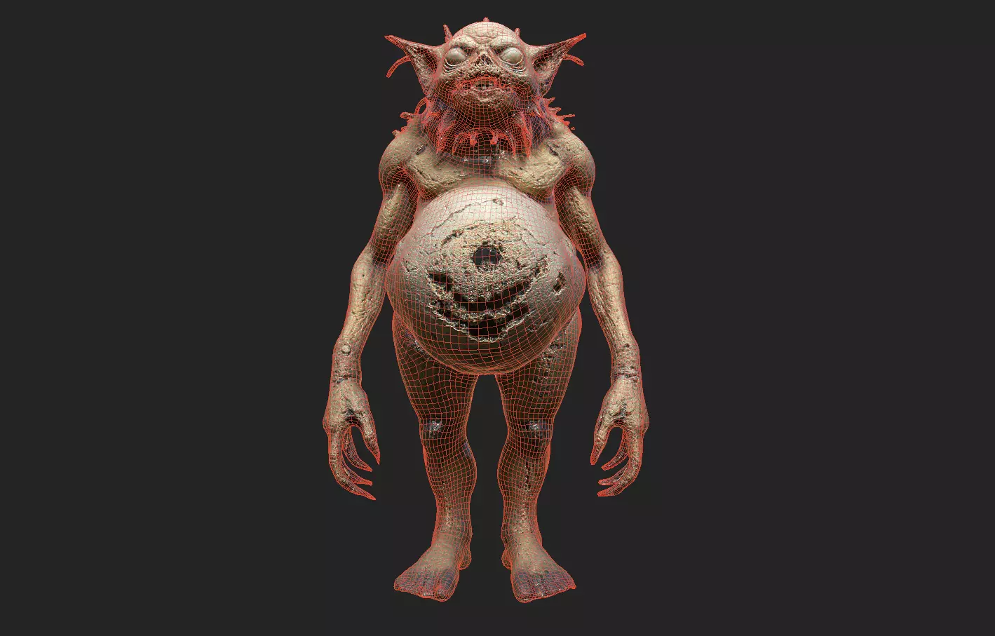 Monsters Pack 1 Low-poly 3D model_36