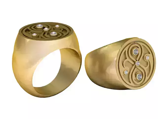 Celtic Knot Ring 3D PRINTABLE MODEL