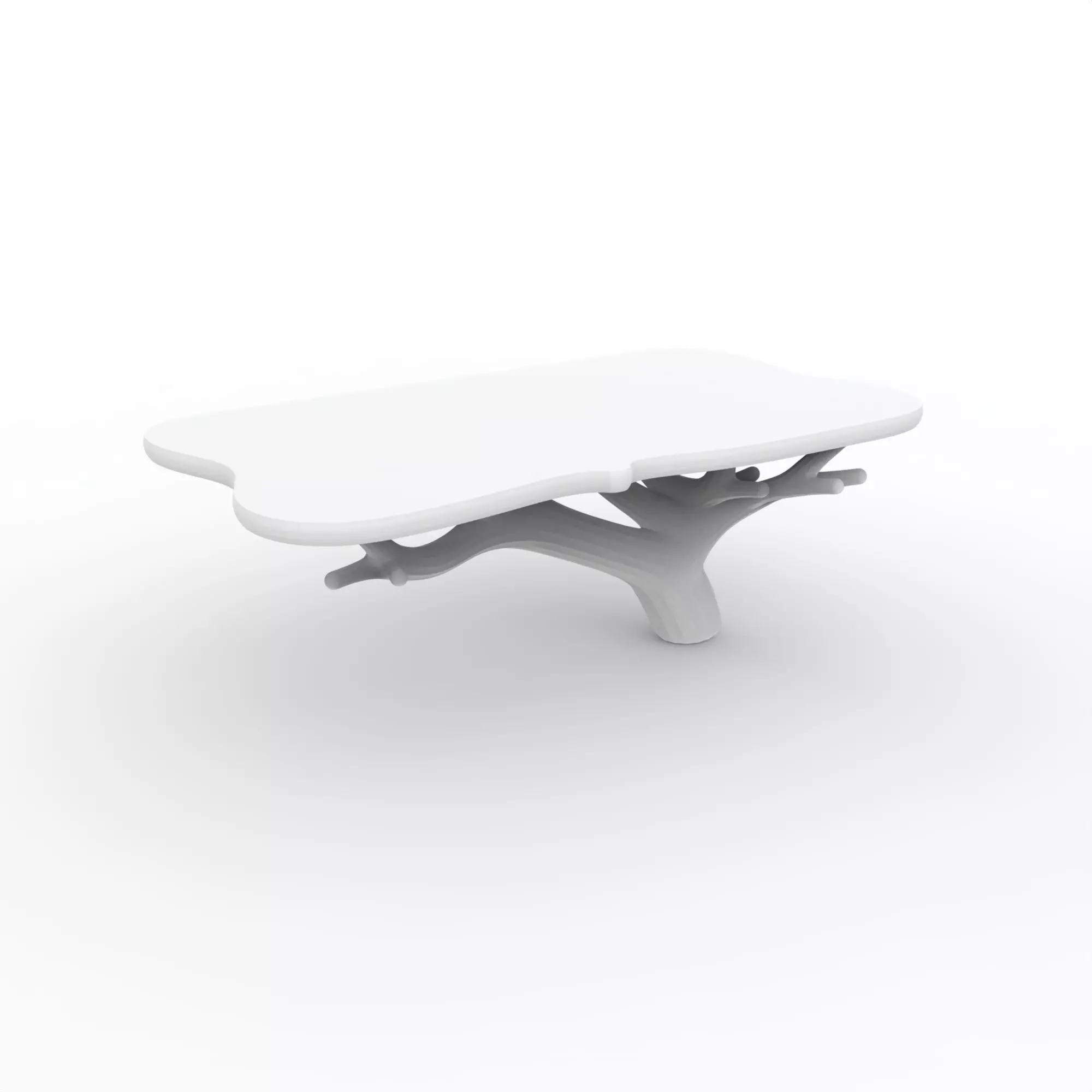Floating Tree Branch Shelf 3D Printable Model 3D print model_5