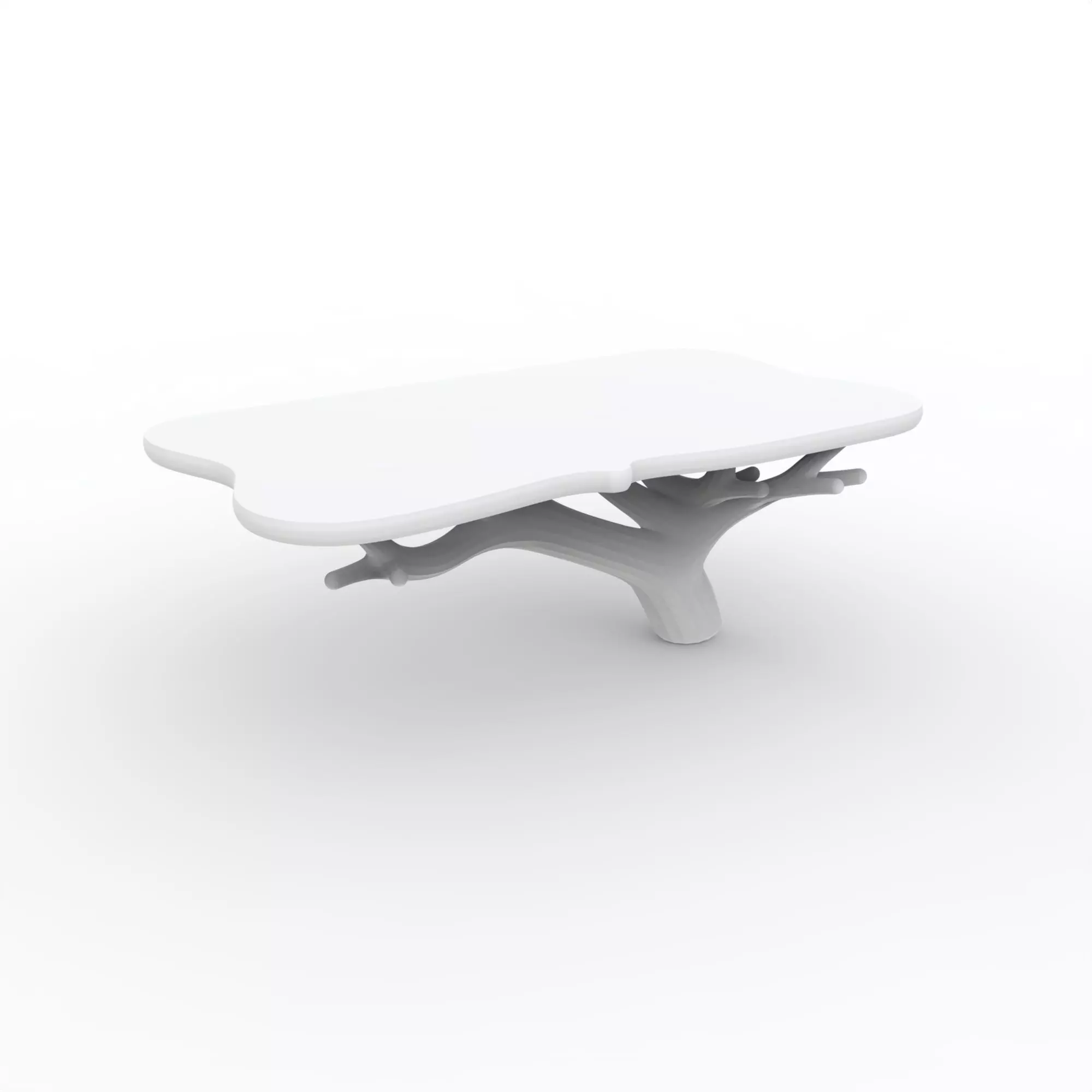 Floating Tree Branch Shelf 3D Printable Model 3D print model_0