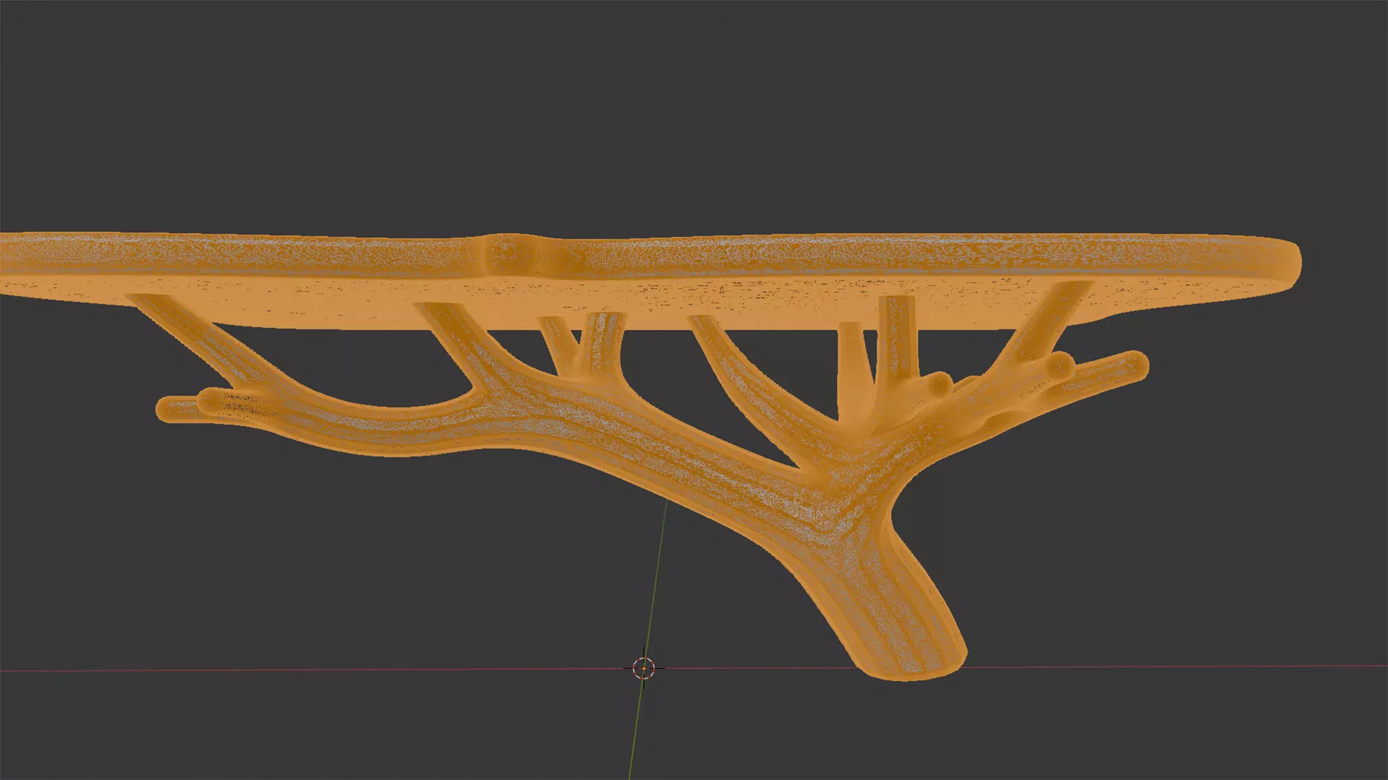 Floating Tree Branch Shelf 3D Printable Model 3D print model_6