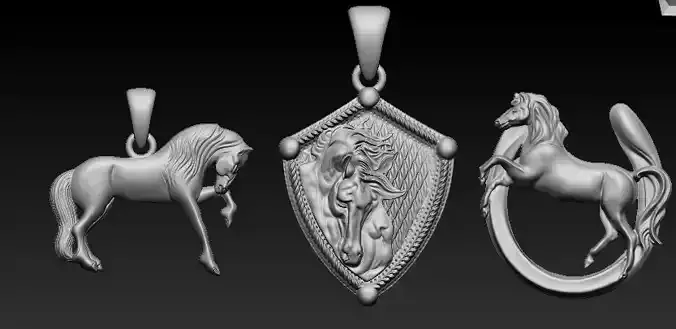 Horse Pendant Collection