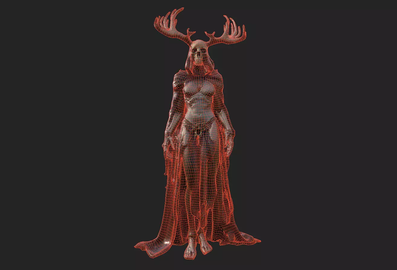 Fantasy Creatures Pack 1 Low-poly 3D model_33