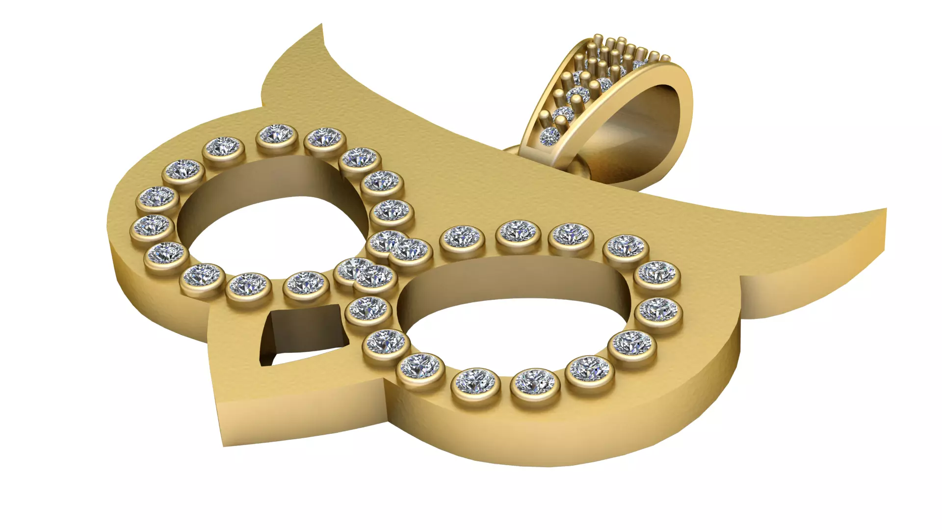 Bull symbol pendant 3D PRINTABLE MODEL 3D print model