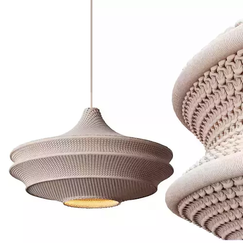 Saint VII Crochet Pendant Lamp corona