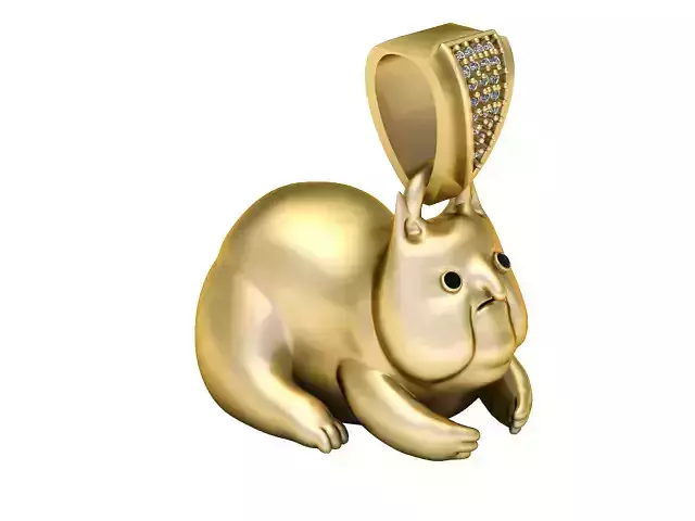  3D Printable DOG Pendant