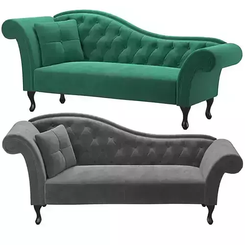 Chaise Lounge Lattes Velvet