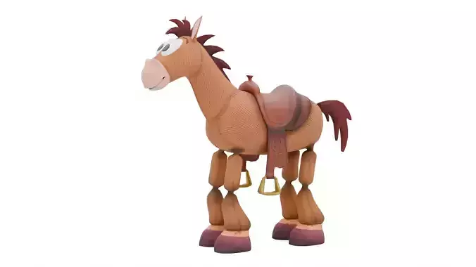 Toy Story Bullseye Low-poly 3D model