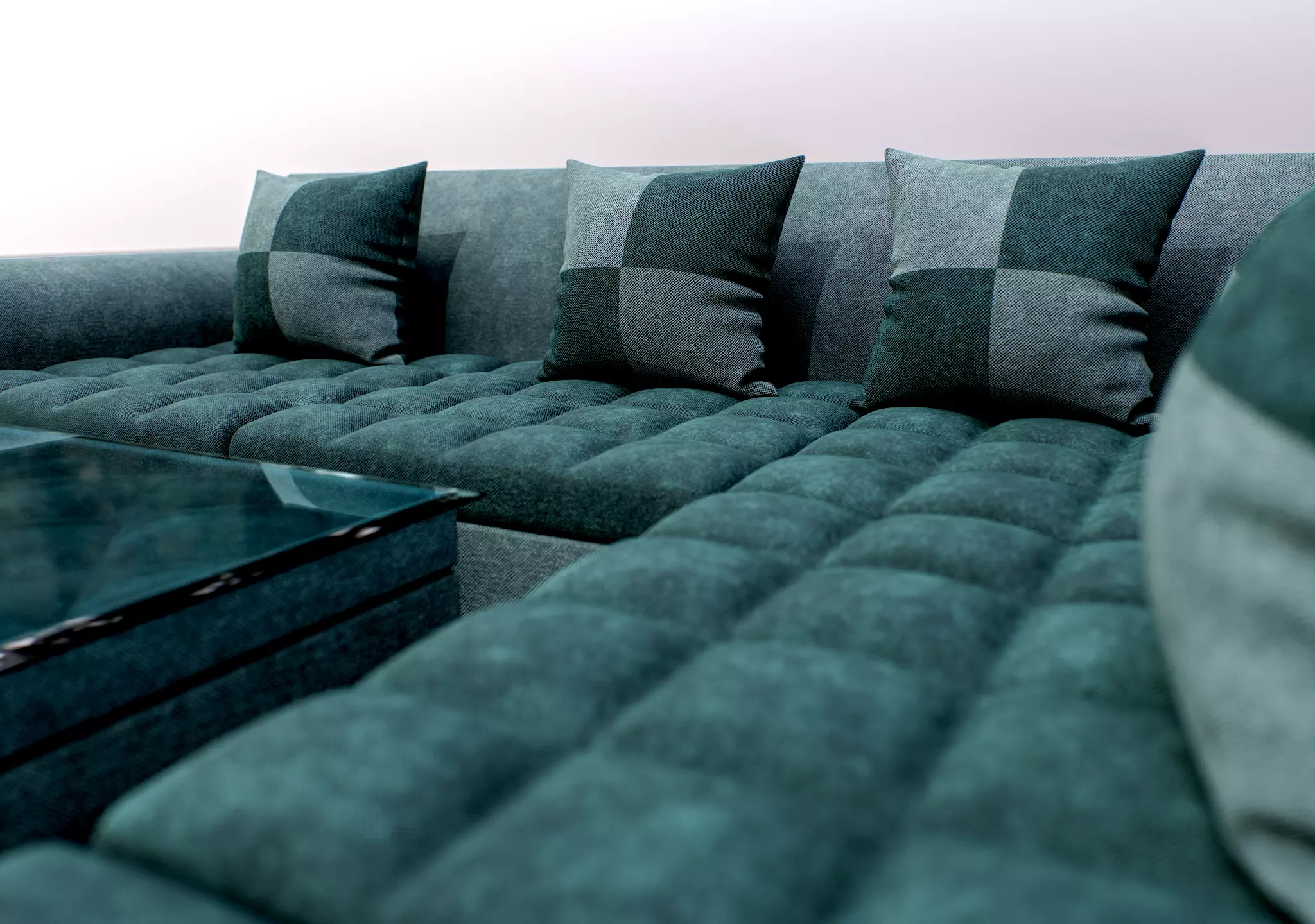 Sofa Set 01 3D model_2