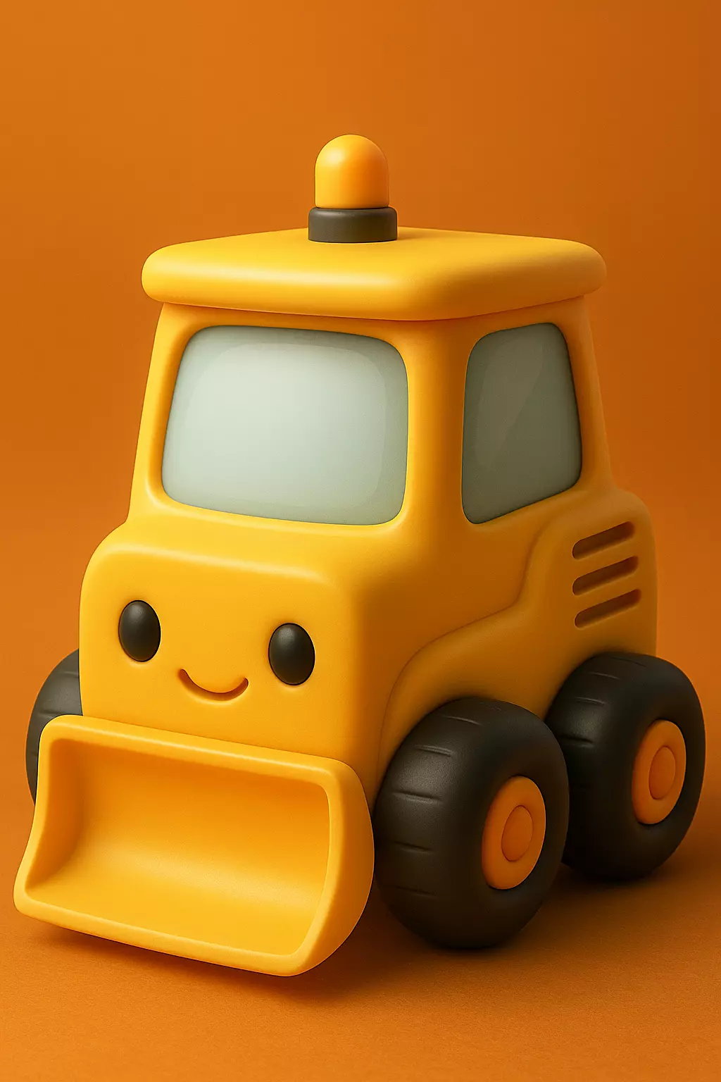 Happy Little Digger 3D print model_0