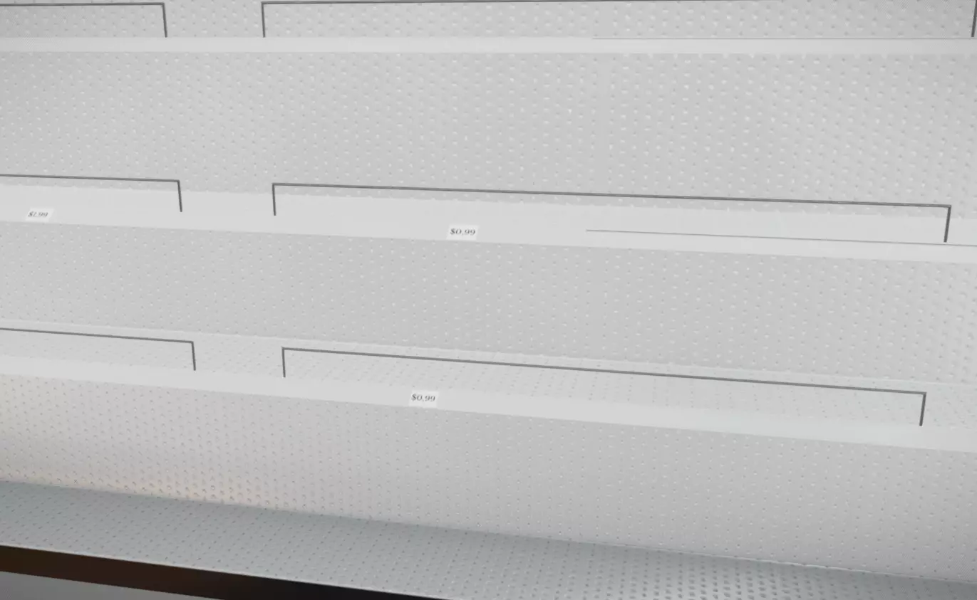 Supermarket Stands Low-poly 3D model_13