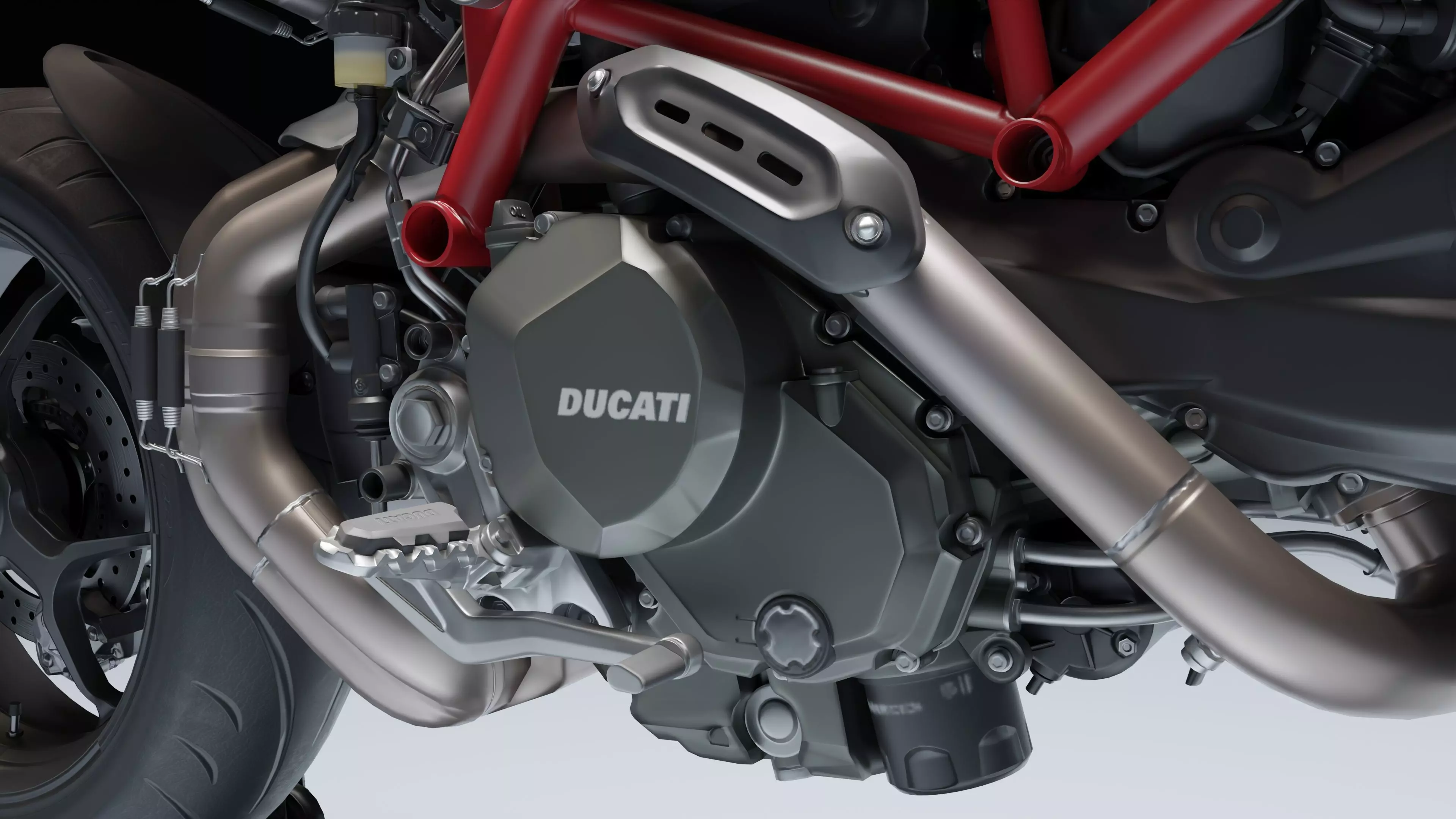 Ducati Hypermotorad 950 2019 Low-poly 3D model_14