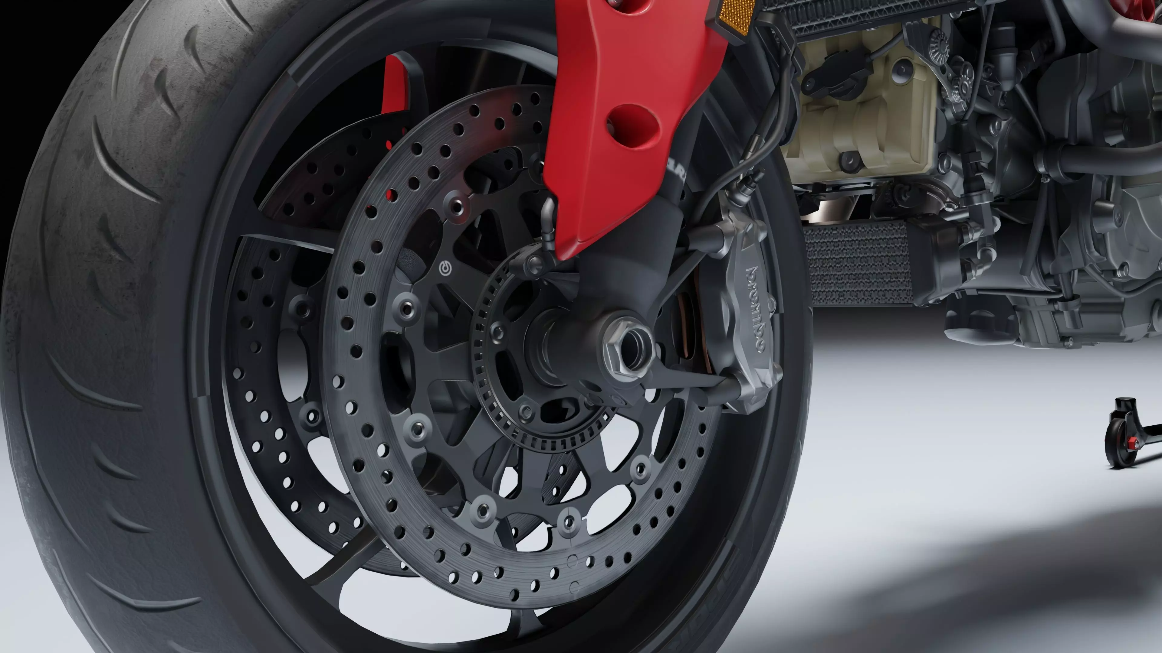 Ducati Hypermotorad 950 2019 Low-poly 3D model_17